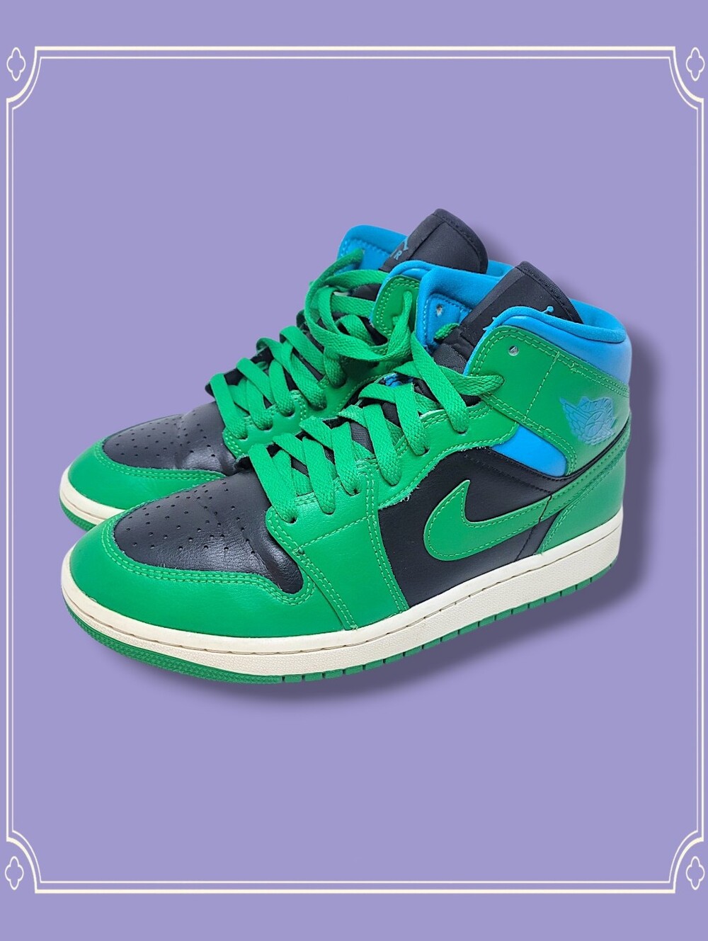 Green & Blue Af1 Wmns 8